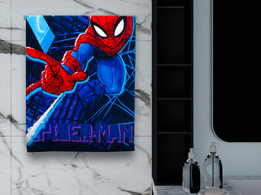 Toalla Medio Baño Hilasal Spiderman TH